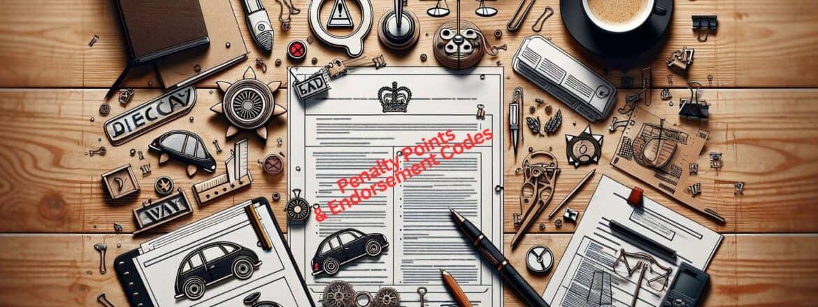 picture of driving paperwork