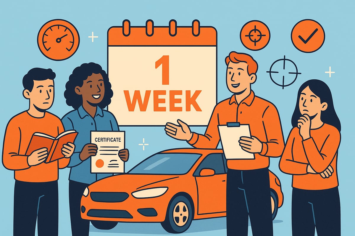 Key Benefits and Drawbacks of a 1 Week Driving Course